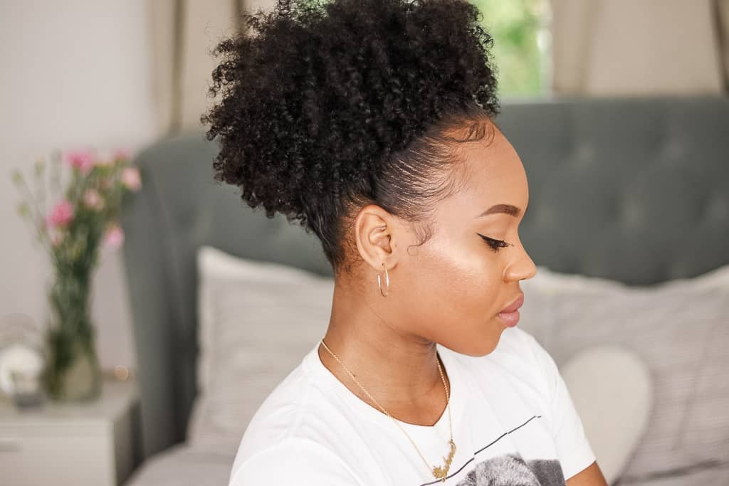 4 Easy Puff Cuff Natural Hair Styles | Queen Teshna